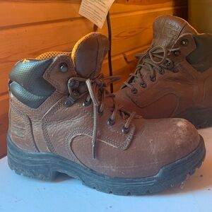 TIMBERLAND PRO TITAN SAFETY TOE WOMENS 7.5 BROWN